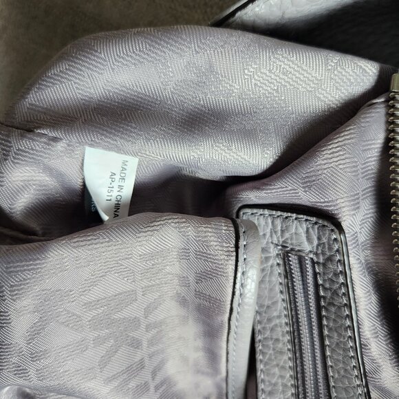 MICHAEL KORS LENA large pebble leather hobo lined light grey - Picture 4 of 15